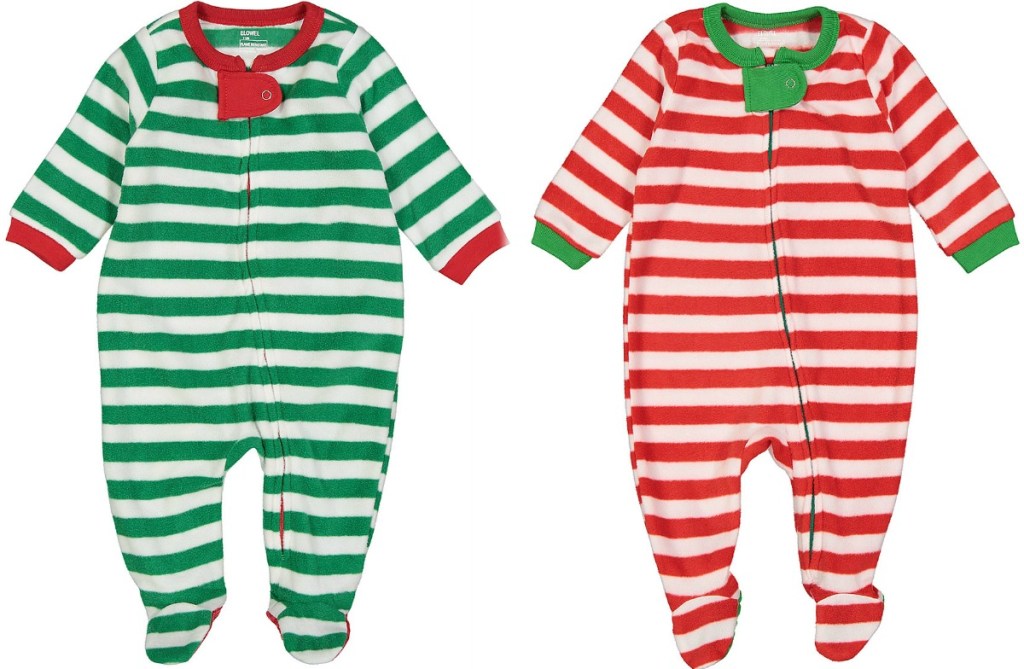 Baby Footie Pajamas in two styles