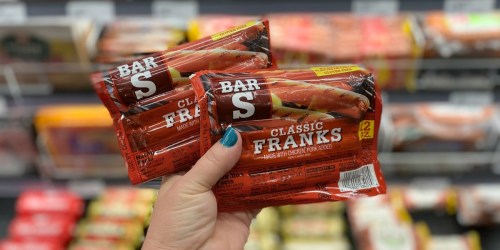 Bar-S Hot Dogs Packs Only 37¢ Each After Cash Back at Target