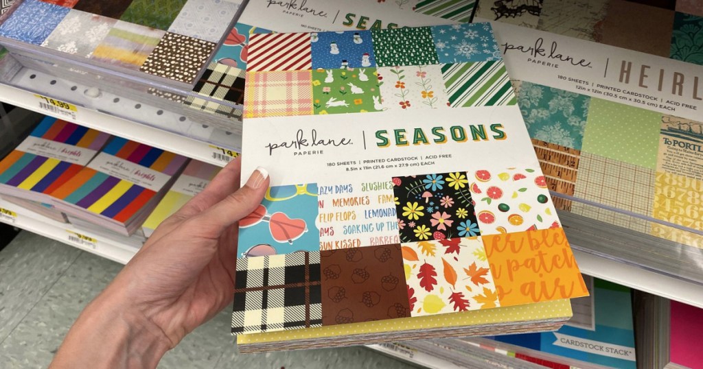 Parklane Seasons Scrapbook paper at Joanns