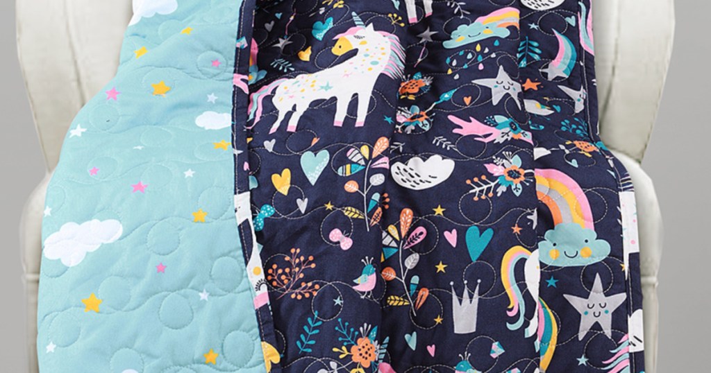 Zulily Sherpa Unicorn Throw