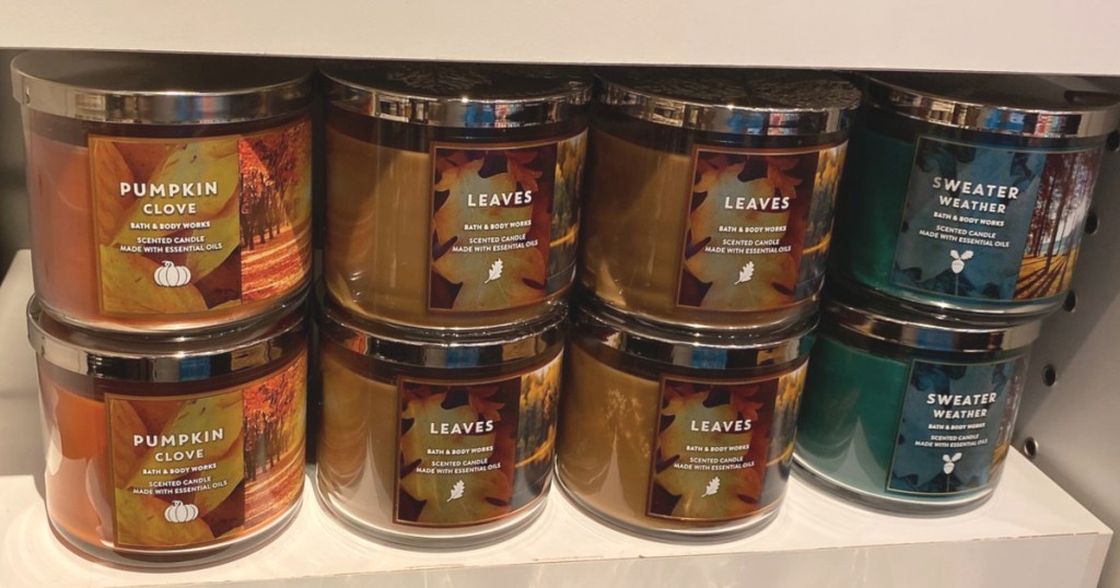 Bath & Body Works Fall Candles