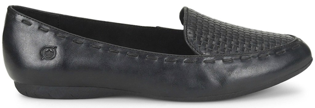 Black Maple Leather Loafer - Women Børn 