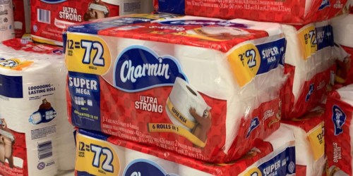 Charmin Ultra Strong Toilet Paper 12 Super Mega Rolls Only $12.98 After Target Gift Card