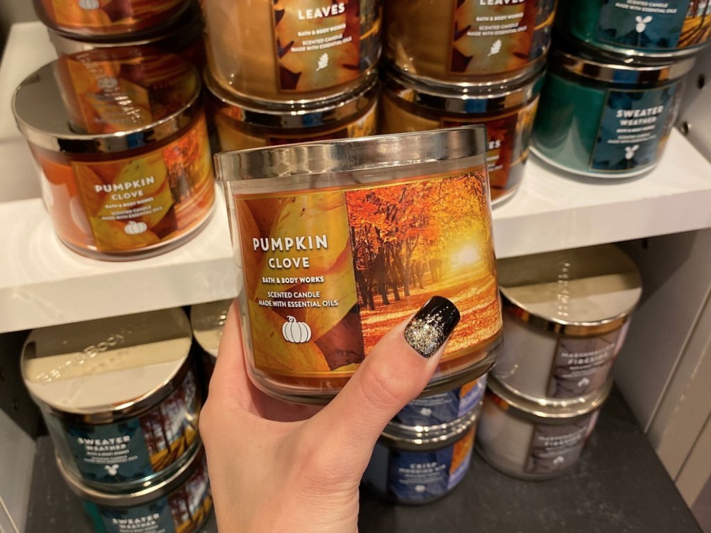 Bath & Body Works Pumpkin Clove Fall Candle