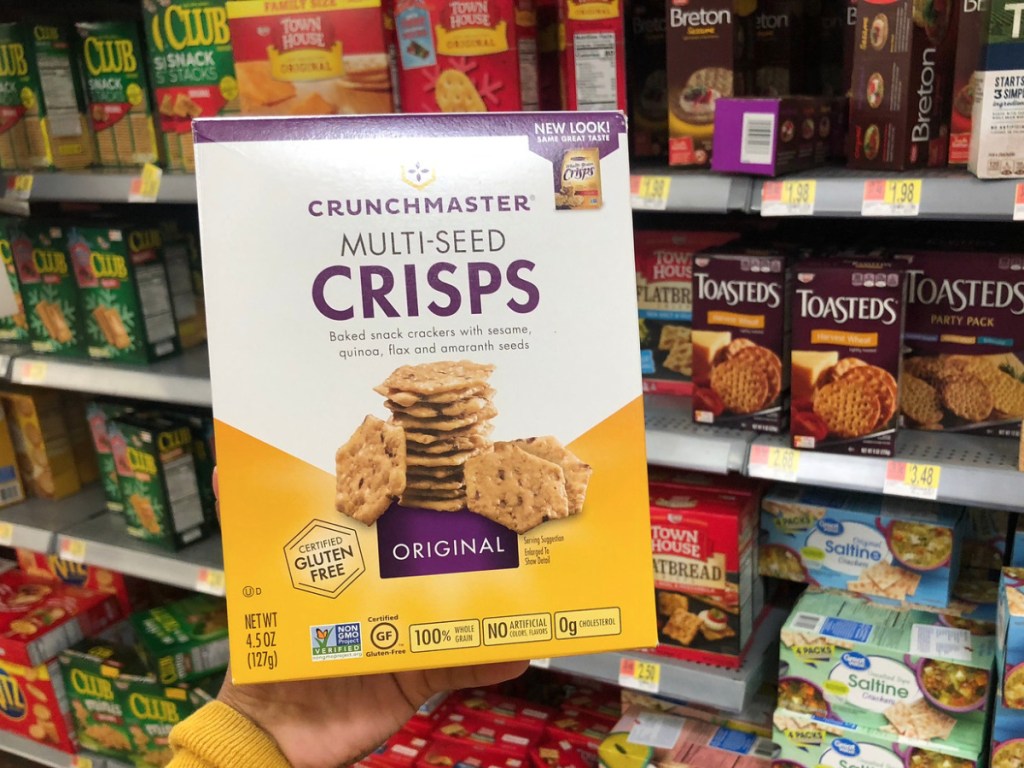 Crunchmaster Crackers at Walmart 