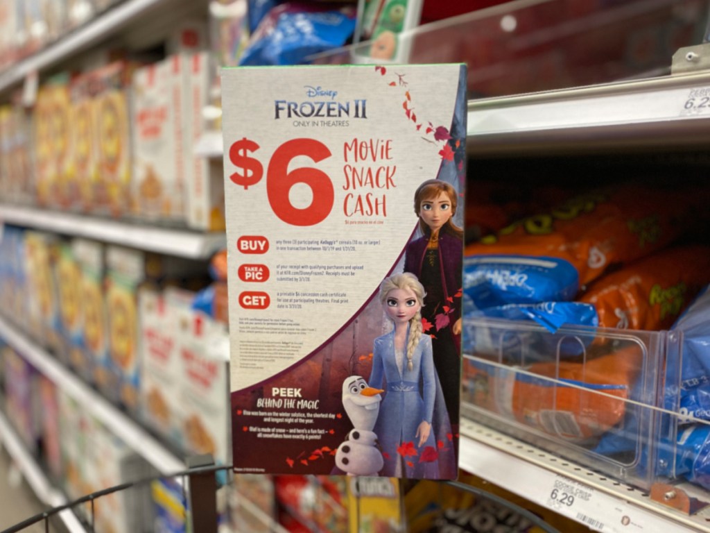 Kellogg's Frozen Two Movie Cash