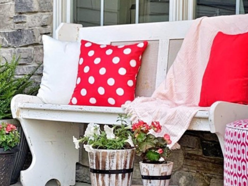 Pier One Berry Pillow