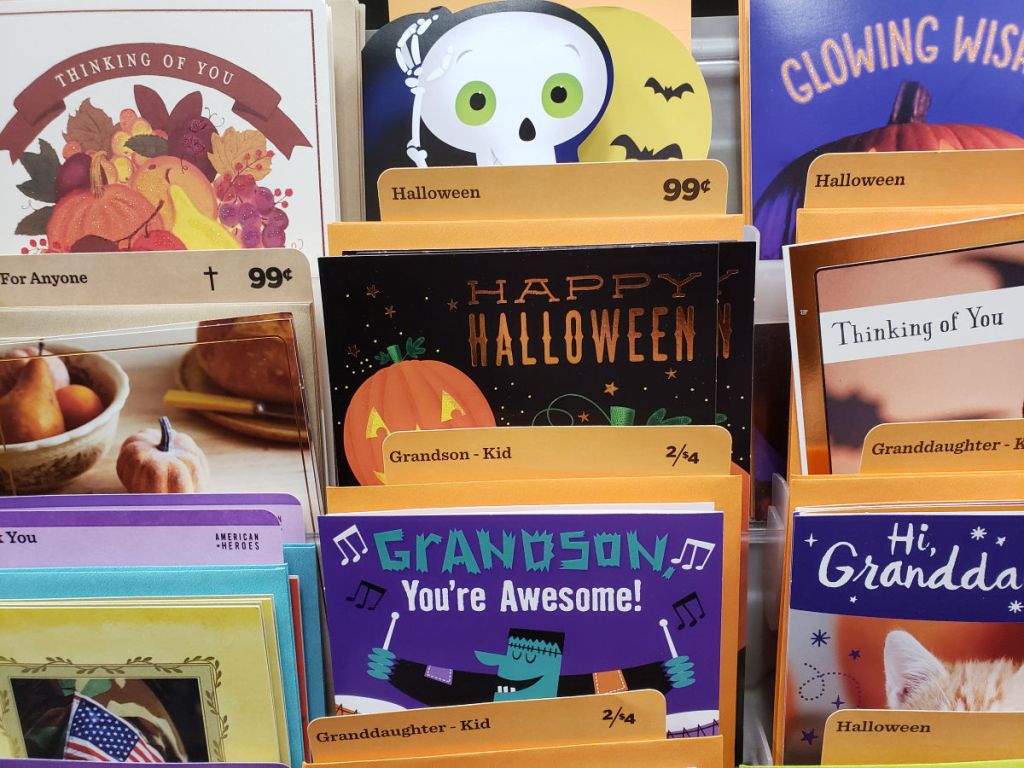 cvs halloween 99 cent card