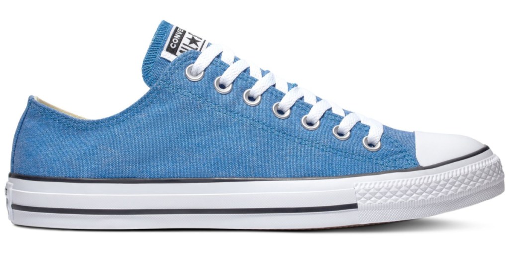 blue converse sneaker