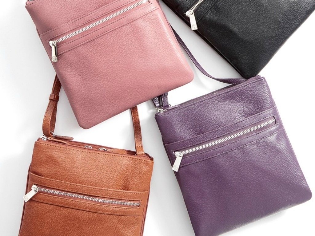 four crossbody bags by Giana Bernini