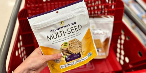 Crunchmaster Crackers Only 54¢ After Cash Back at Target | Just Use Your Phone