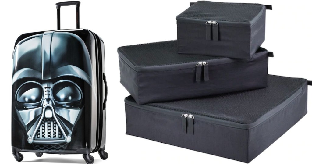 Darth Vader Suitcase and Packing Cubes