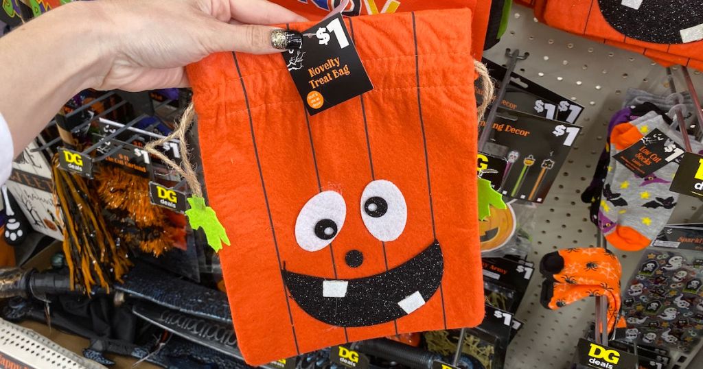 Dollar General Halloween Novelty Treat Bag in store