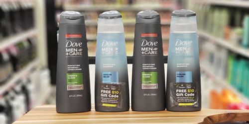 Dove Men+Care Hair Care Products Only $1.74 After Target Gift Card & Cash Back