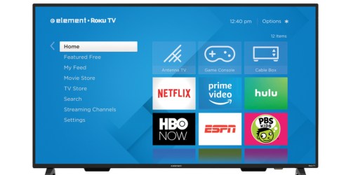 Element 70″ 4K ROKU Smart LED TV Just $550 at Walmart (Regularly $800)