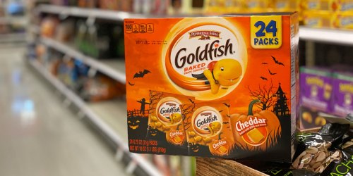 Halloween Goldfish 24-Packs Only $4.40 at Target | Great for Trick-or-Treaters