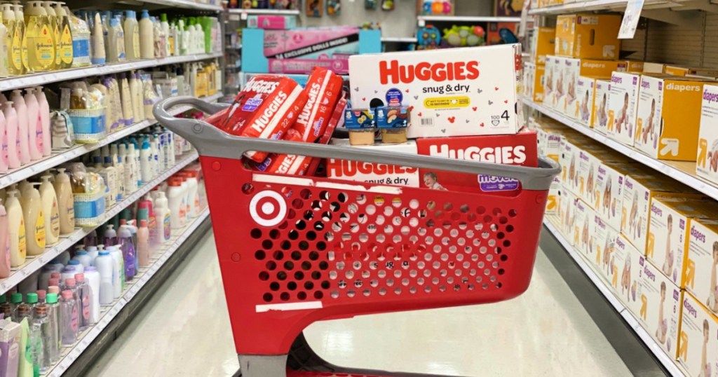 Huggies in Target Shopping Cart