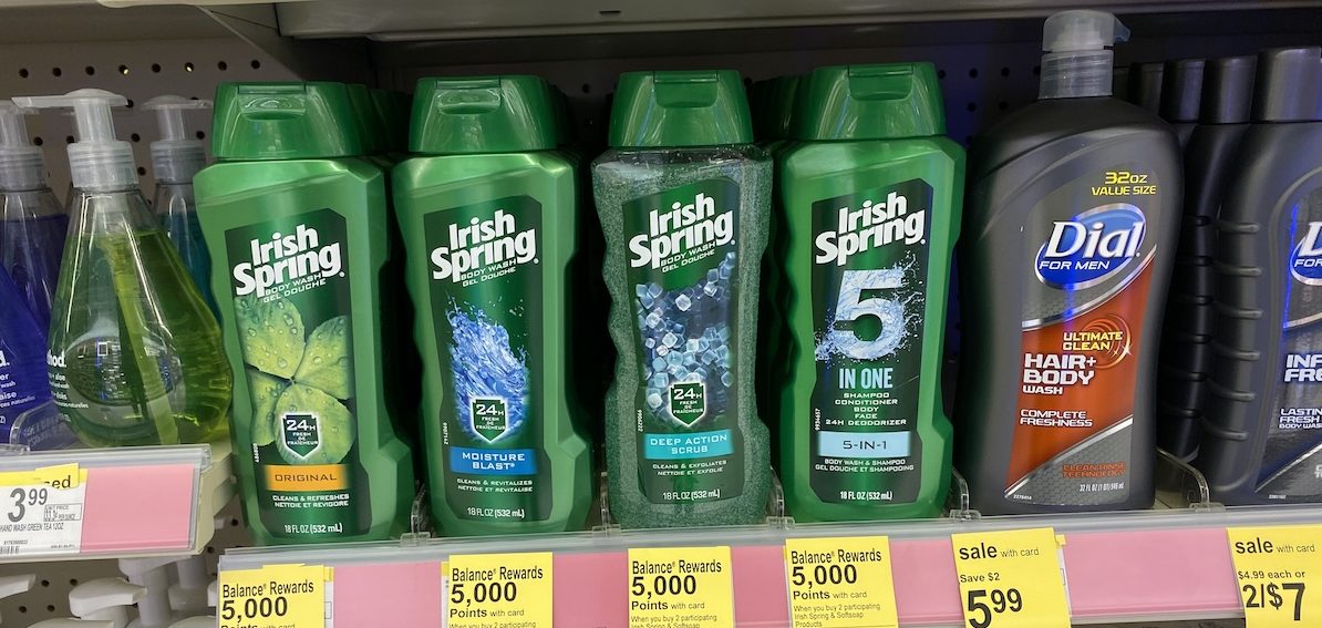 Irish Spring at Walgreens