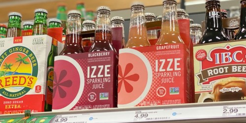 Up to 50% Off IZZE Sparkling Juice 4-Packs at Target | In-Store & Online