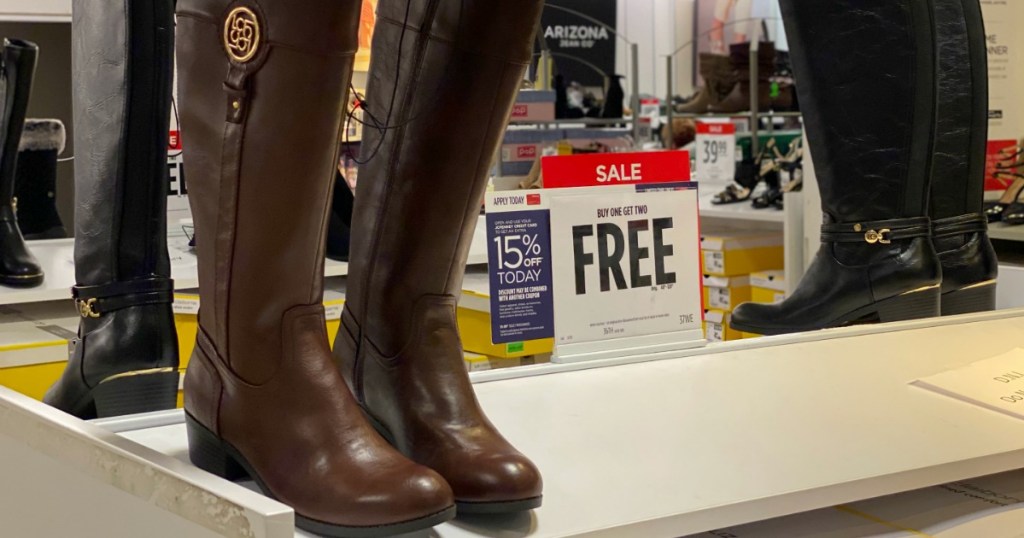 JCP Riding Boots on display