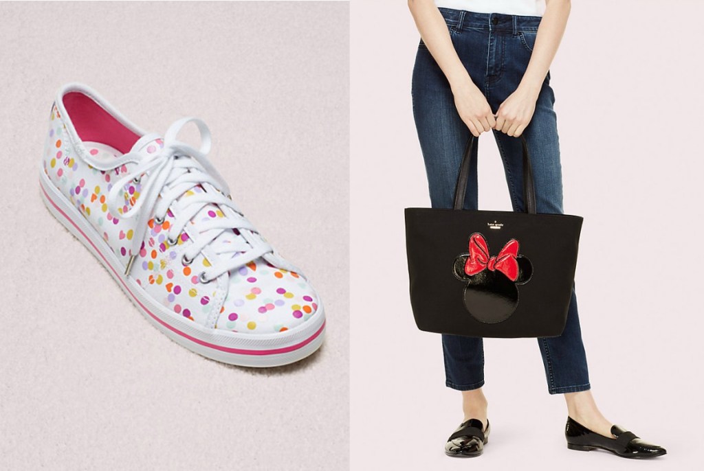 Kate Spade Confetti Shoes and Minnie Tote