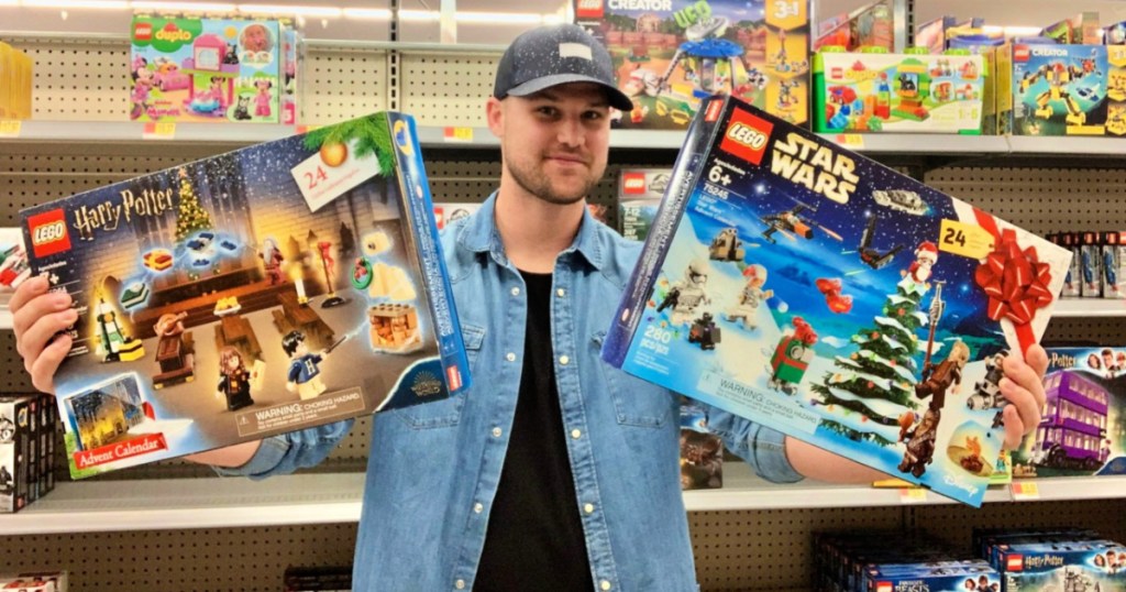 LEGO Advent Calendars in Walmart with Stetson