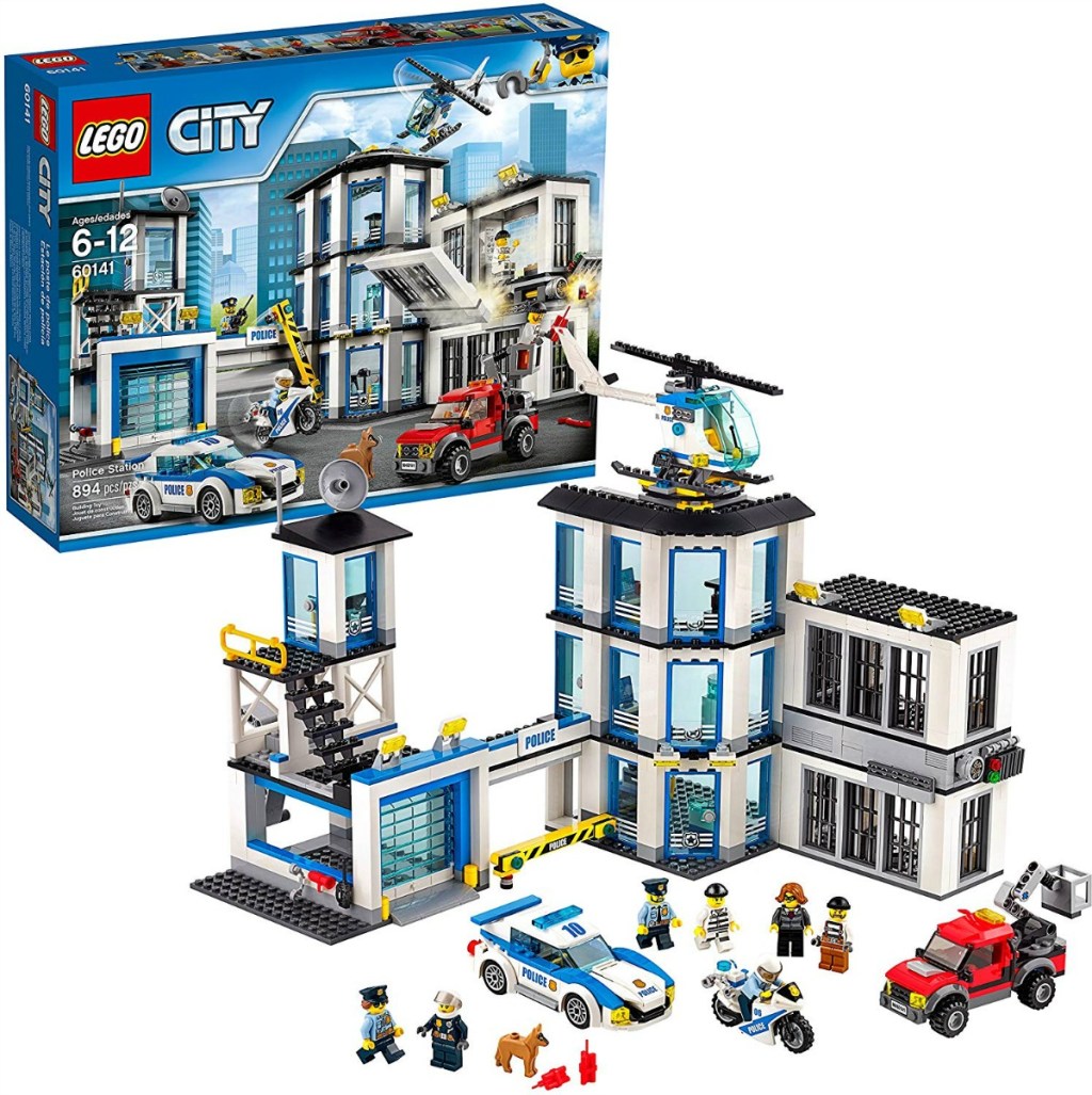 LEGO City Police Station set in and out of box