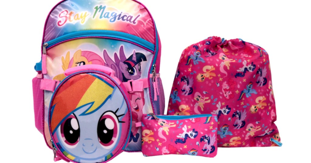 My Little Pony 5-Piece Backpack Set at Kohls