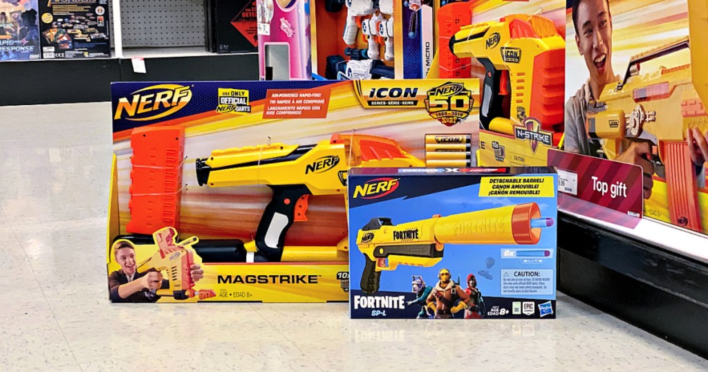 Nerf toys at Target