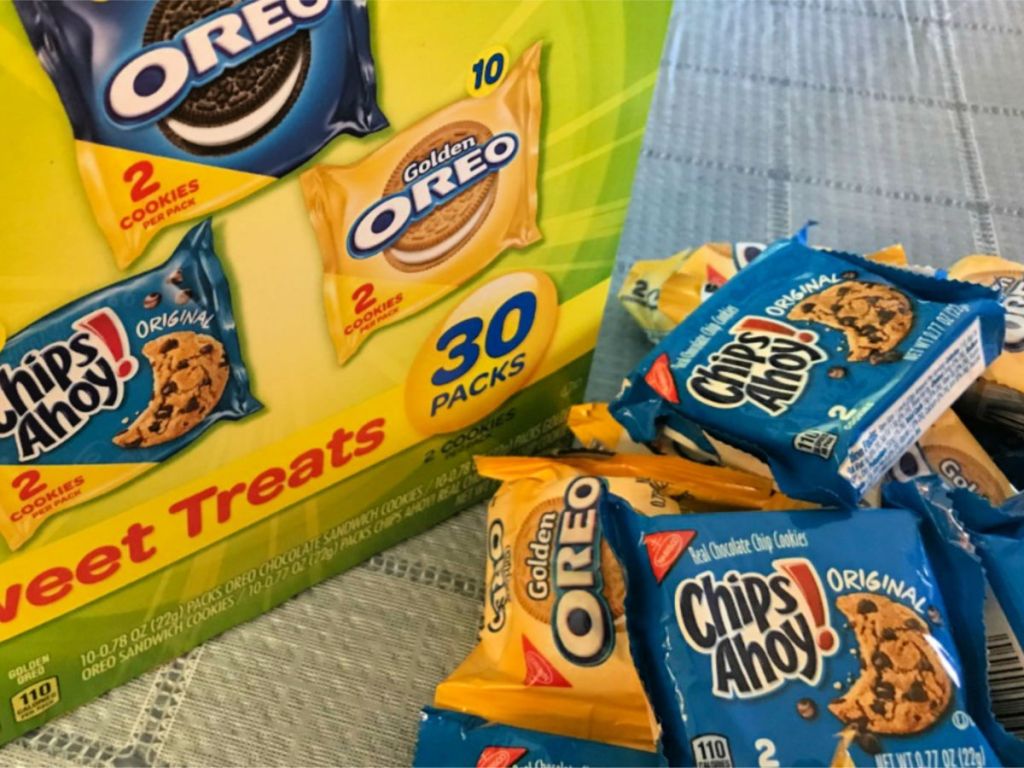 Nabisco Cookies chips ahoy and oreos