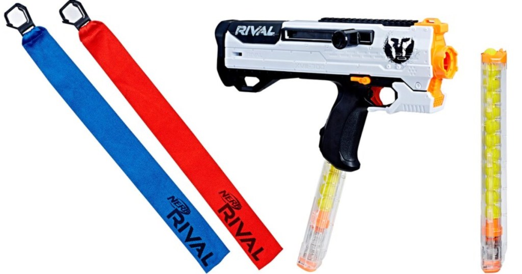 nerf rival blaster and accessories