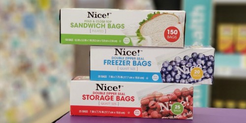 Nice! Brand Storage Bags Just 92¢ Each at Walgreens| No Coupons Needed