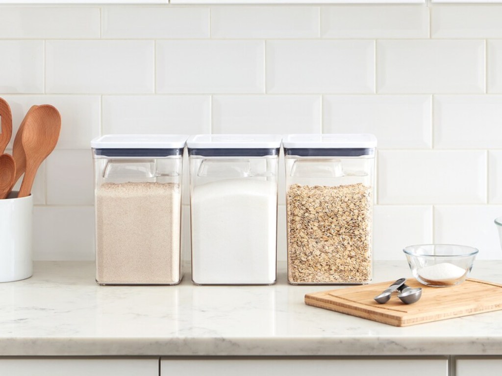 OXO Good Grips POP containers on counter