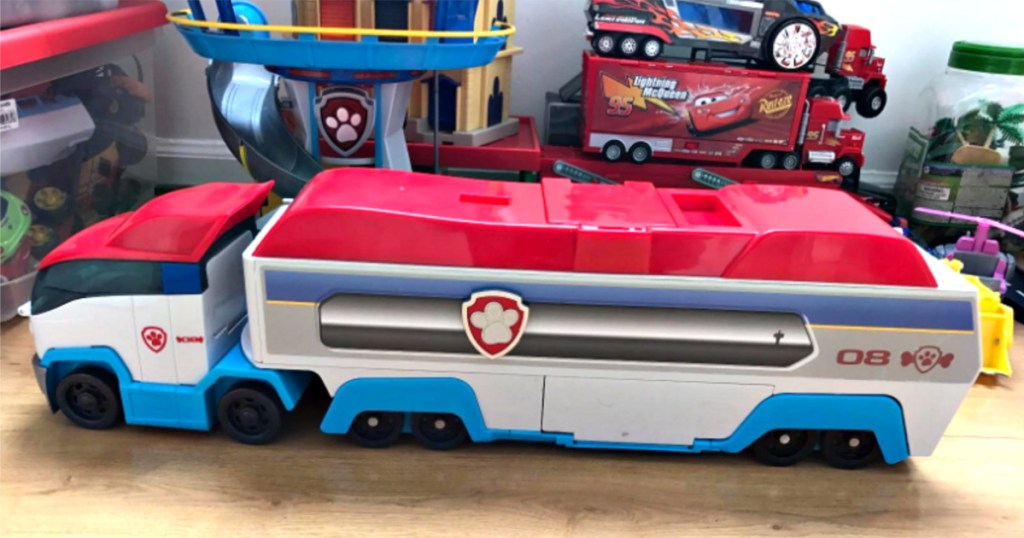 paw patrol transport vehicle toy