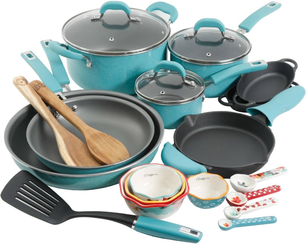 Pioneer Woman 24-Piece Cookware