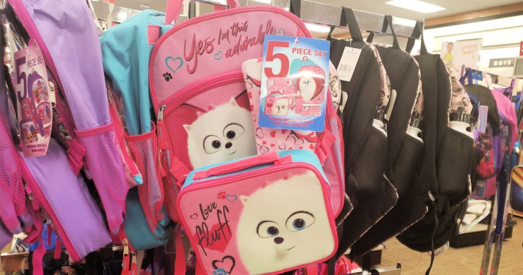 Secret Life of Pets 5-Piece Backpack Sets at Kohls