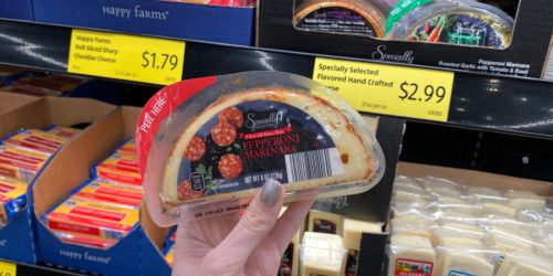 Flavored Crafted Cheeses Now Available at ALDI | Pepperoni Marinara, Roasted Garlic & More