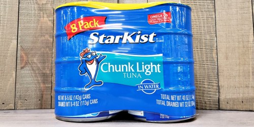 StarKist Chunk Light Tuna 8-Pack Only $5.66 Shipped at Amazon | Just 70¢ Per Can