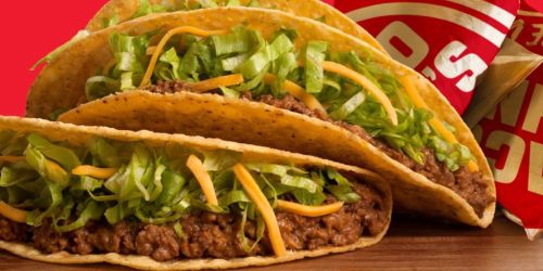 FREE Crispy or Softshell Beef Taco When You Download Taco John’s App