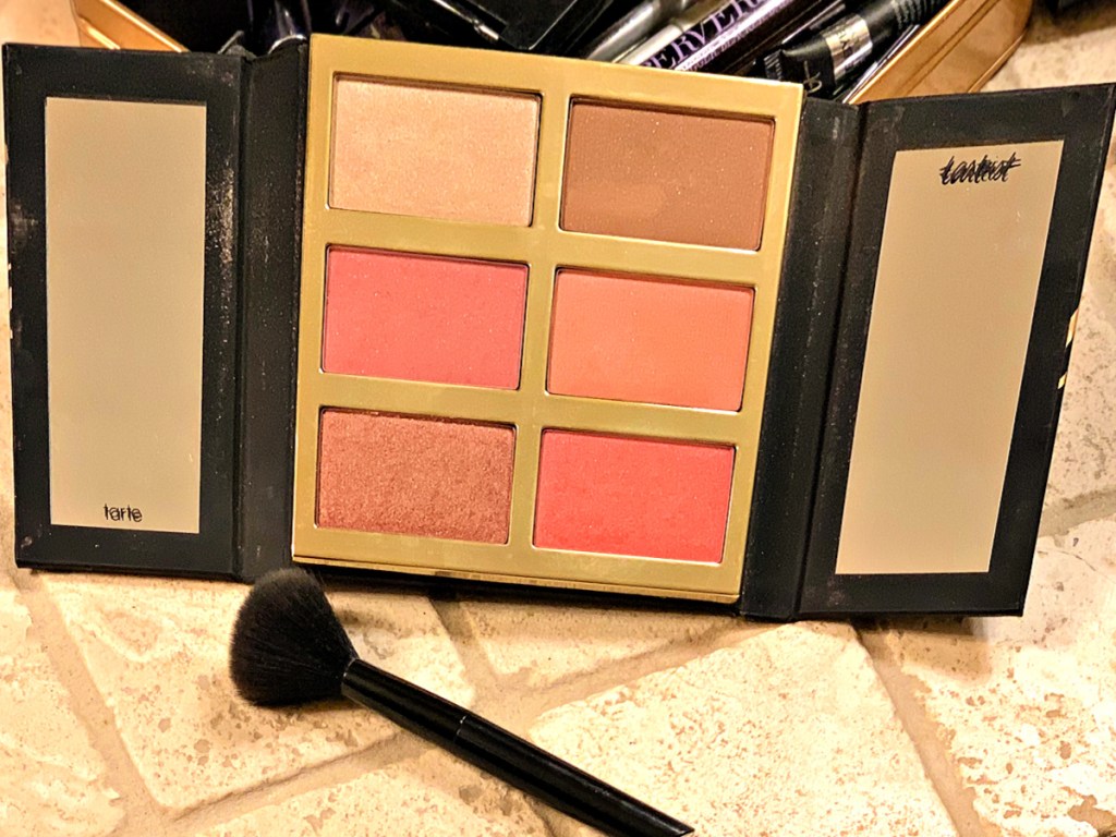 Tarte Tarteist Pro Glow & Blush Cheek Palette opened up