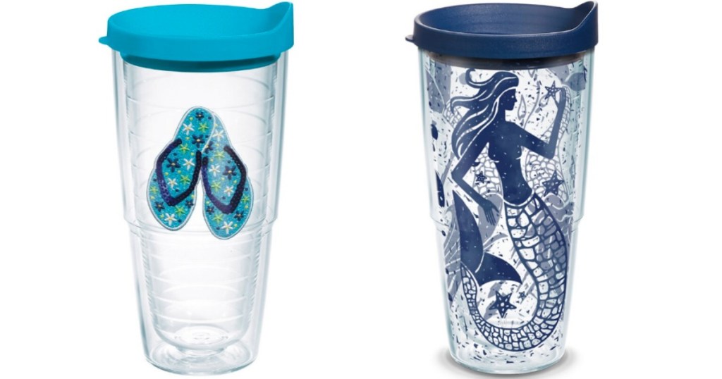 Tervis Flip Flop and Mermaid Tumblers