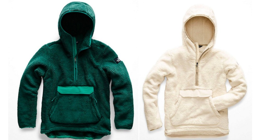 The North Face Jackets in green and white