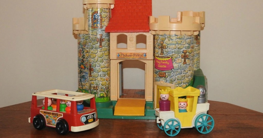 vintage little people castle playset