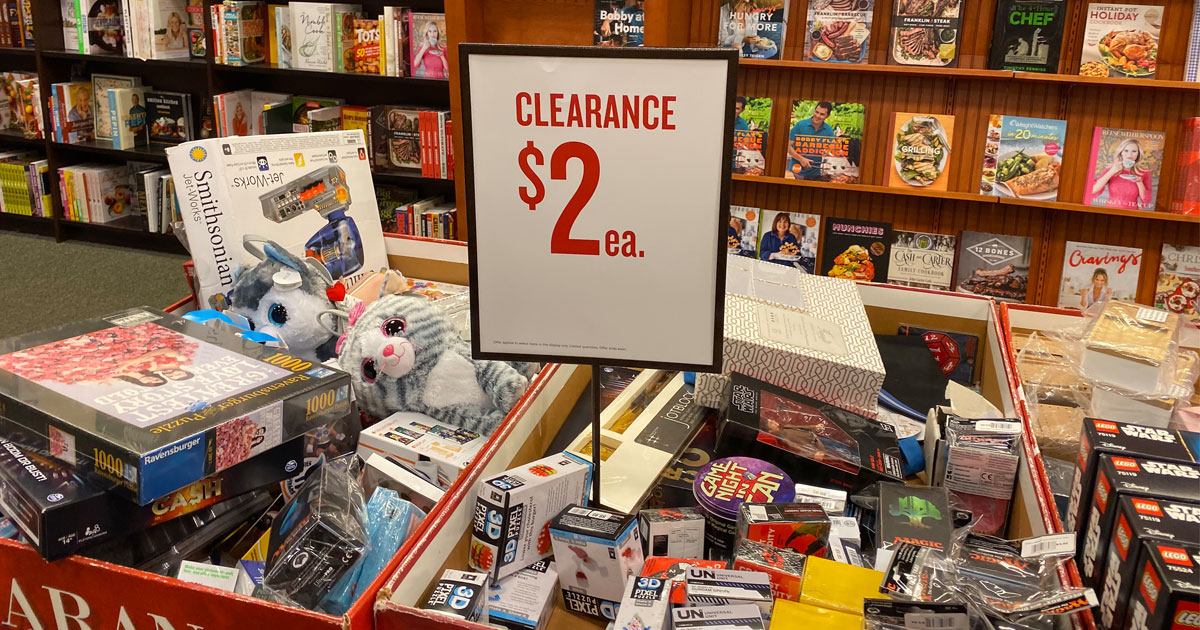 Barnes and Noble $2 clearance sale