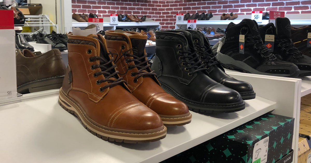 sonoma men's boots kohl's on shelf