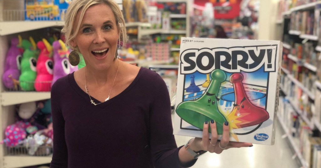 collin holding sorry game in store