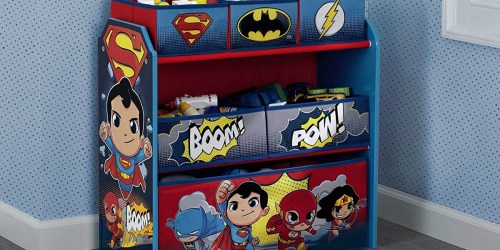 DC Super Friends 6-Bin Toy Organizer Only $24 (Regularly $40)