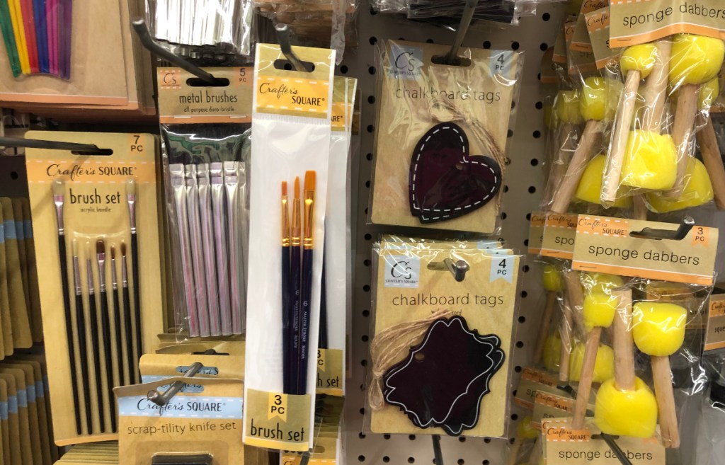 Dollar Tree paint brushes