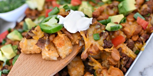 Introducing Tot-Chos: Crispy Tater Tot Nachos!