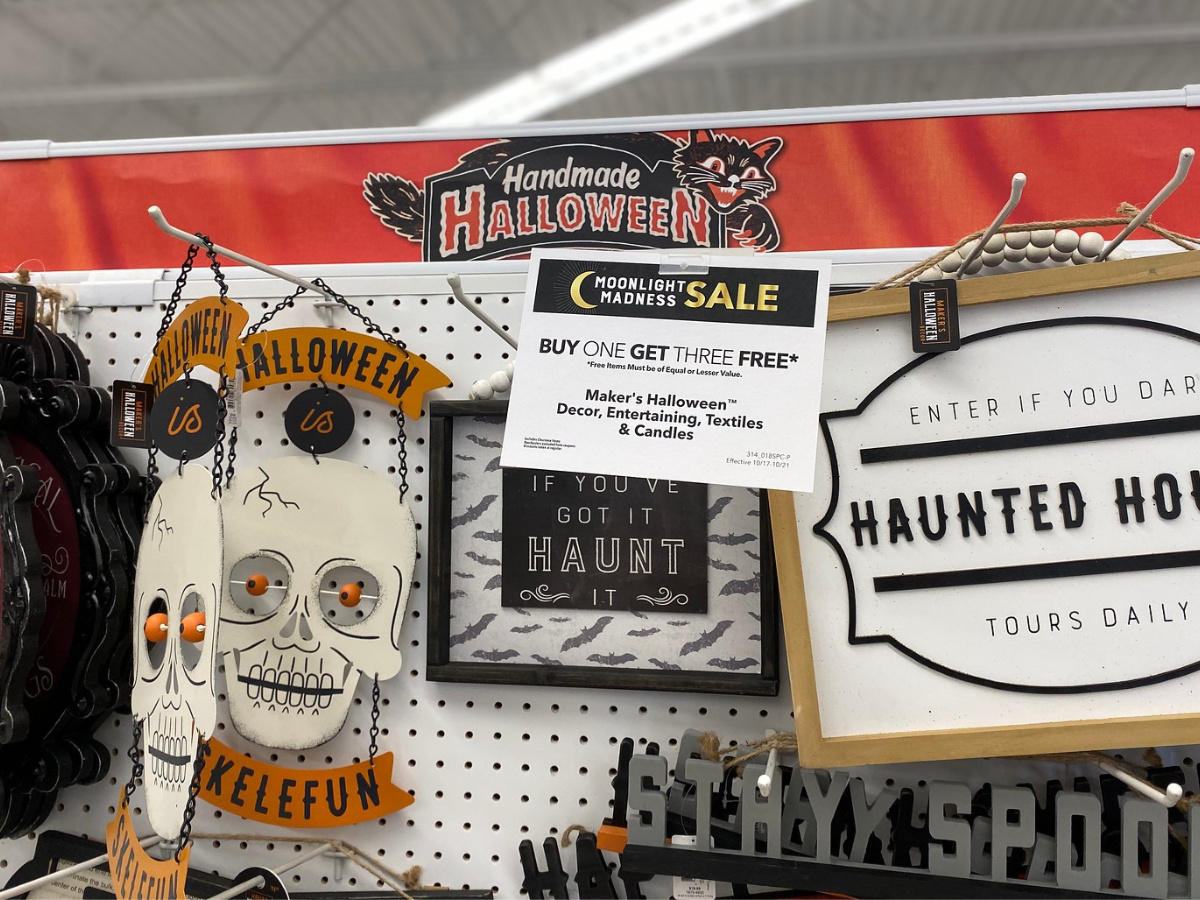 halloween items in store 